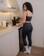 Leggins acanalado con ruching