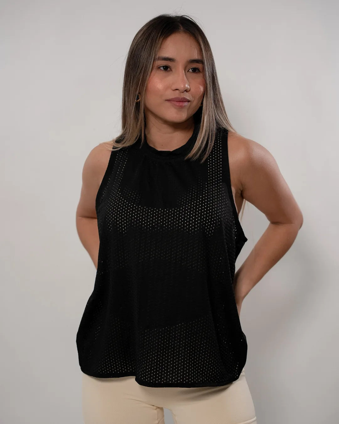 Malla deportiva sin manga