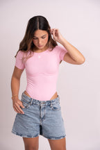 Body clasic con escote